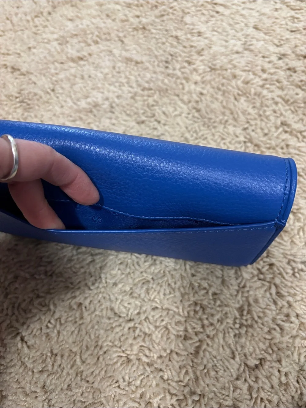 Tory Burch Britten Duo Envelope Continental Wallet in Bondi Blue (419) 💙